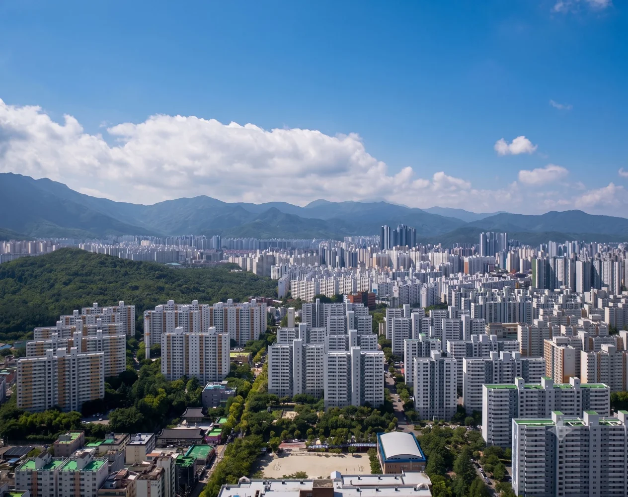 브리핑 자료에 수록된 최고층 조망 이미지